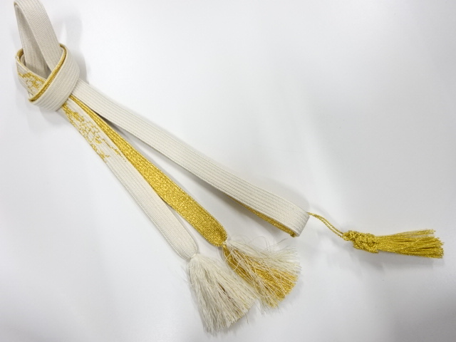 正絹　手組帯締め